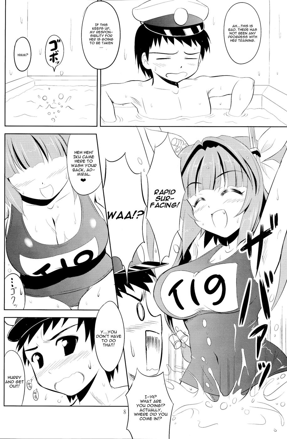 Hentai Manga Comic-Teitoku Ha Nani wo shitemo Okoranai kara Daisuki nano-Read-7